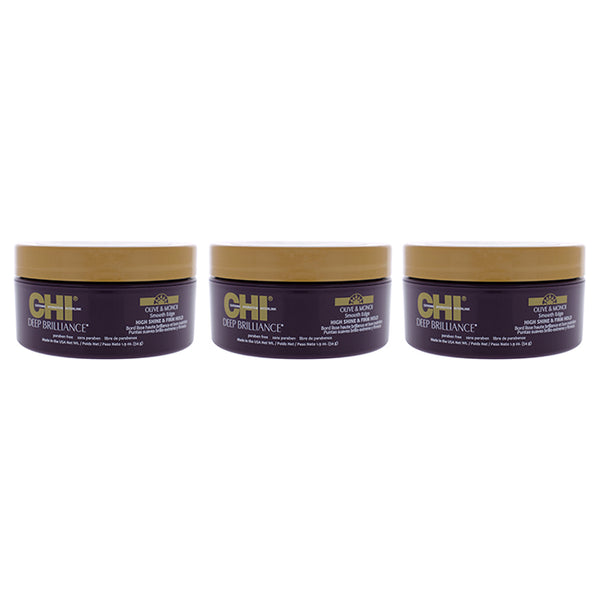 CHI Deep Brilliance Smooth Edge High Shine and Firm Hold by CHI for Unisex - 1.9 oz Cream - Pack of 3