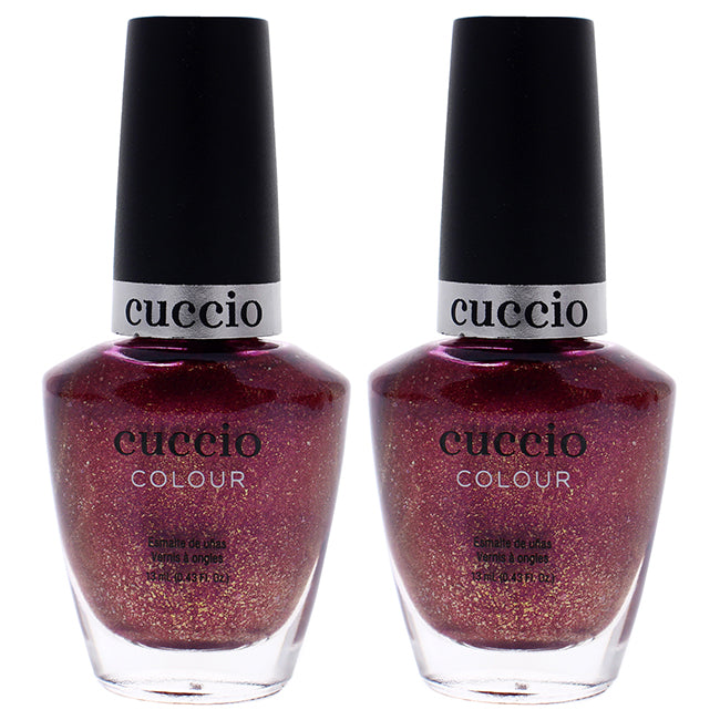 Colour Nail Polish - Cheers To New Years by Cuccio Colour for Women - 0.43 oz Nail Polish - Pack of 2