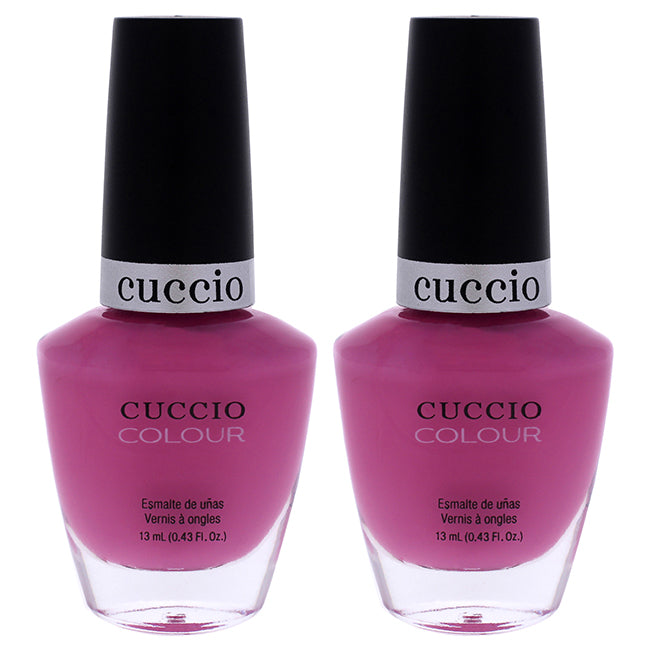 Colour Nail Polish - Kyoto Cherry Blossom by Cuccio Colour for Women - 0.43 oz Nail Polish - Pack of 2