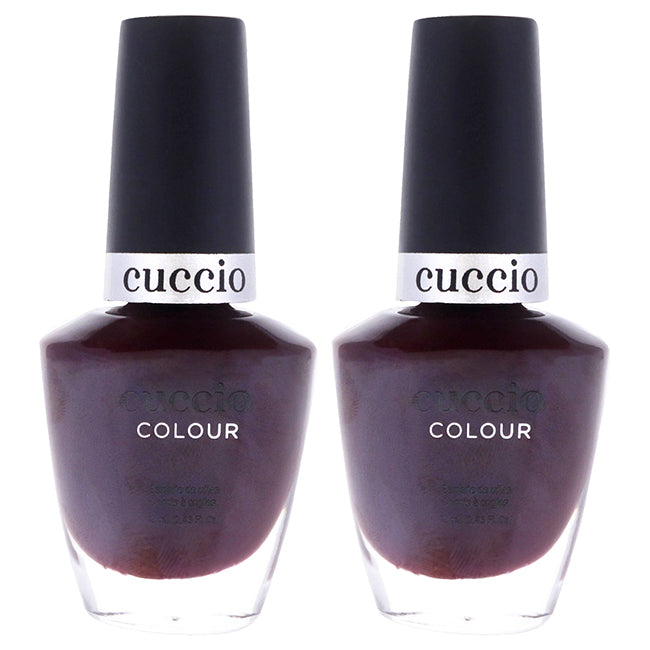 Colour Nail Polish - Positively Positano by Cuccio Colour for Women - 0.43 oz Nail Polish - Pack of 2