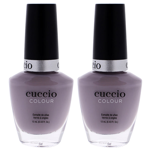 Colour Nail Polish - Longing for London by Cuccio Colour for Women - 0.43 oz Nail Polish - Pack of 2