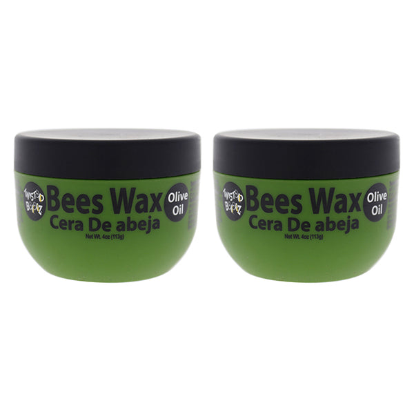 Ecoco Twisted Bees Wax - Olive Oil by Ecoco for Unisex - 4 oz Wax - Pack of 2
