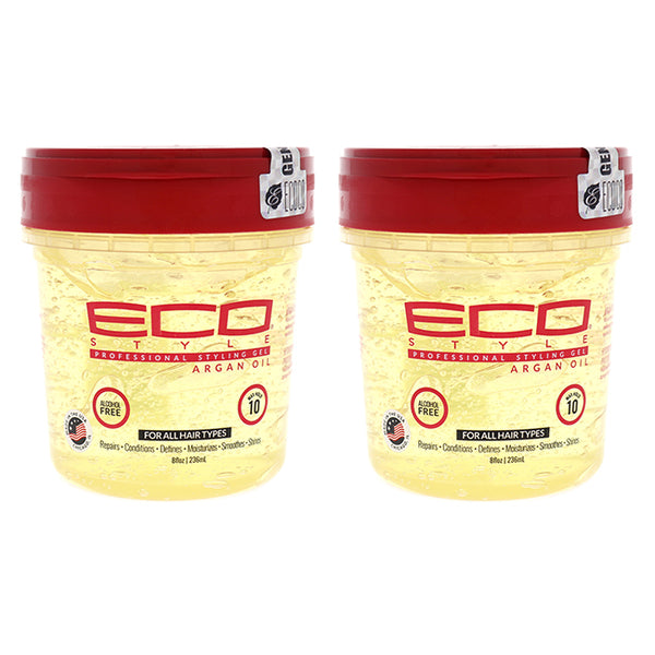 Ecoco Eco Style Gel - Argan Oil by Ecoco for Unisex - 8 oz Gel - Pack of 2