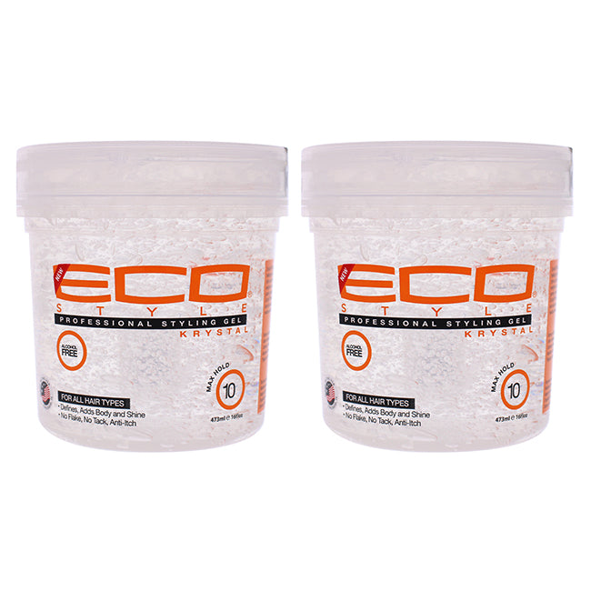 Ecoco Eco Style Gel - Krystal by Ecoco for Unisex - 16 oz Gel - Pack of 2