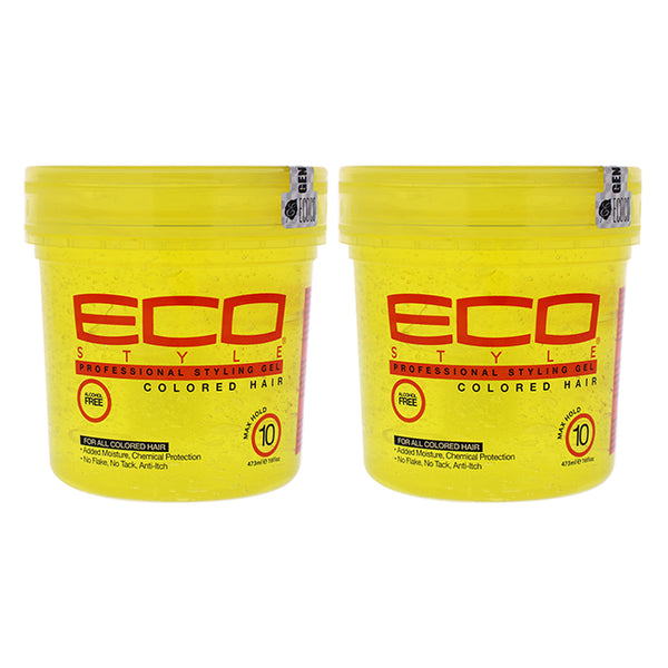Ecoco Eco Style Gel - Colored Hair by Ecoco for Unisex - 16 oz Gel - Pack of 2