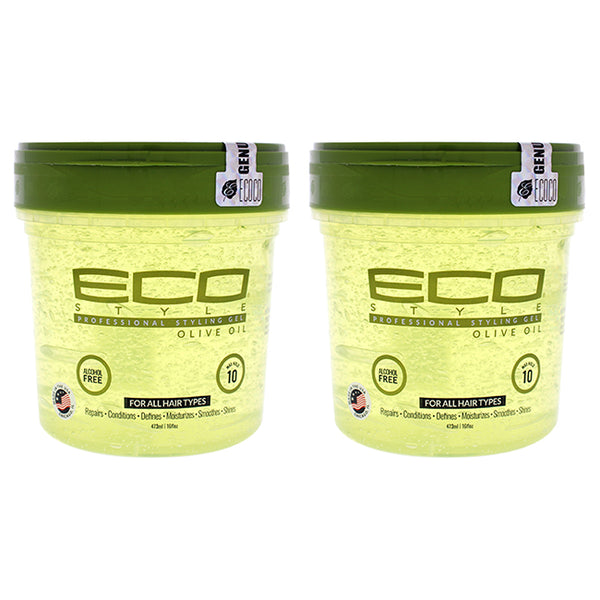 Ecoco Eco Style Gel - Olive Oil by Ecoco for Unisex - 16 oz Gel - Pack of 2