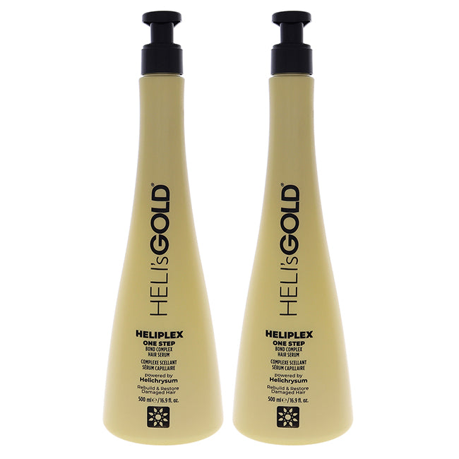 Helis Gold Heliplex One Step Hair Serum by Helis Gold for Unisex - 16.9 oz Serum - Pack of 2