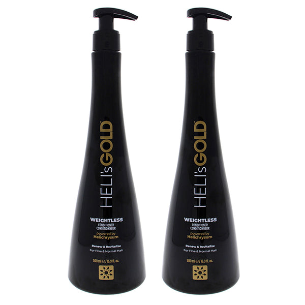 Helis Gold Weightless Conditioner by Helis Gold for Unisex - 16.9 oz Conditioner - Pack of 2