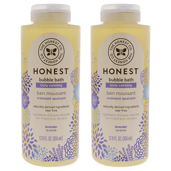 Honest Bubble Bath Truly Calming - Lavender by Honest for Kids - 12 oz Bubble Bath - Pack of 2