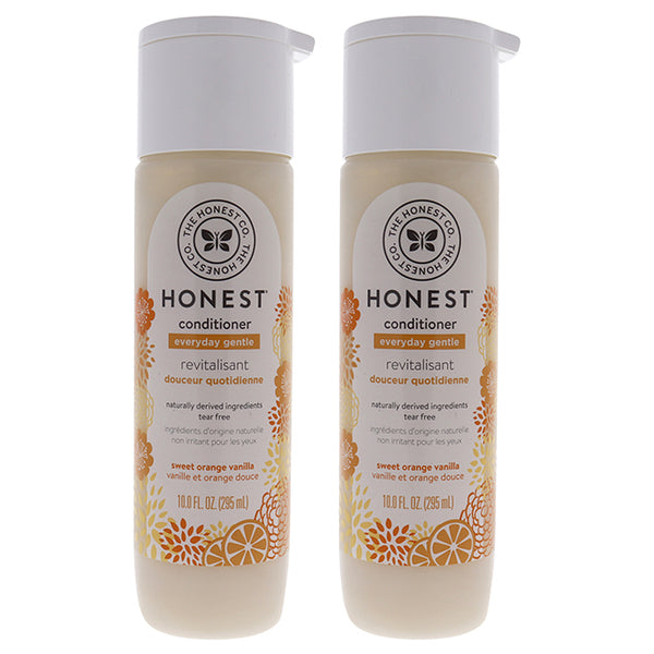 Honest Everyday Gentle Conditioner - Orange Vanilla by Honest for Kids - 10 oz Conditioner - Pack of 2