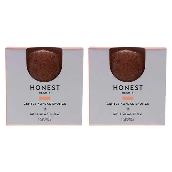 Honest Gentle Konjac Sponge by Honest for Women - 1 Pc Sponge - Pack of 2