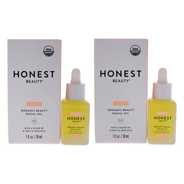 Honest Organic Beauty Facial Oil by Honest for Women - 1 oz Moisturizer - Pack of 2