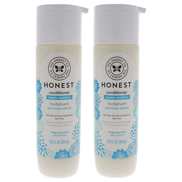 Honest Purely Sensitive Kit by Honest for Kids - 2 Pc Kit 10oz Conditioner - Fragrance Free, 10oz Shampoo And Body Wash - Fragrance Free