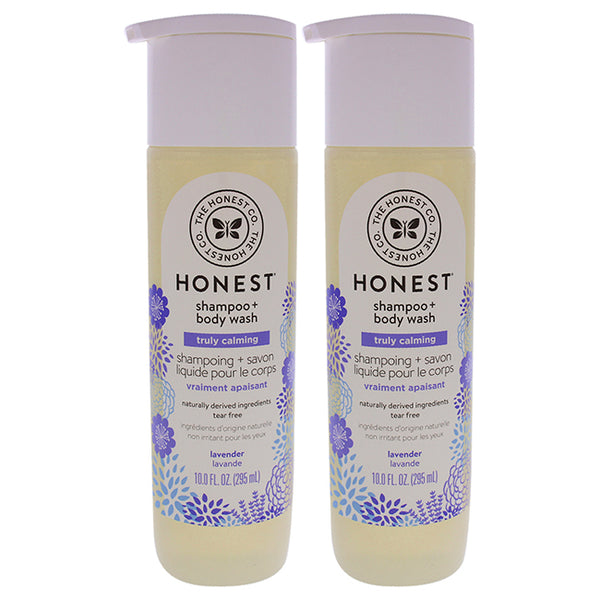 Honest Truly Calming Shampoo And Body Wash - Dreamy Lavender by The Honest Company for Kids - 10 oz Shampoo and Body Wash - Pack of 2
