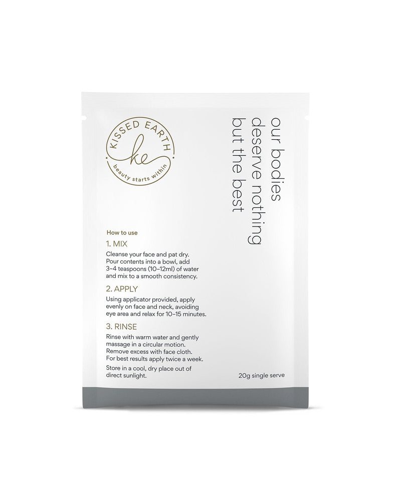 Kissed Earth Purify Collagen Face Mask 8 X 20g