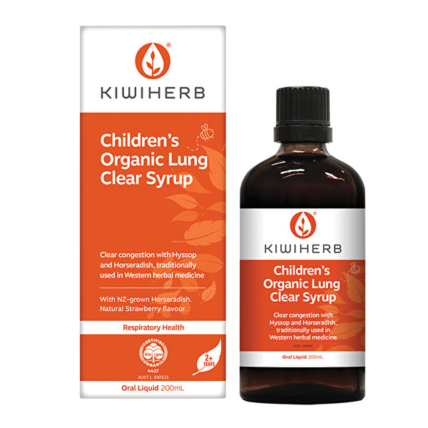 KiwiHerb Kiwiherb Children's Organic Lung Clear Syrup 200ml
