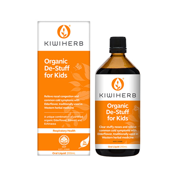 KiwiHerb Kiwiherb Organic De-Stuff for Kids Oral Liquid 200ml