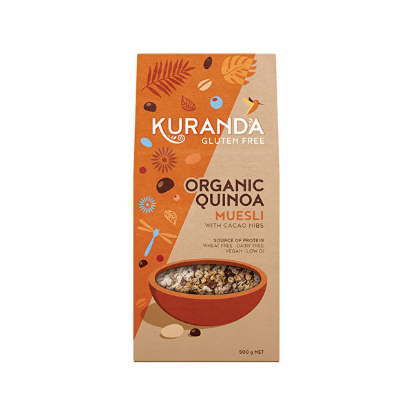 Kuranda Wholefoods Gluten Free Muesli Organic Quinoa 500g