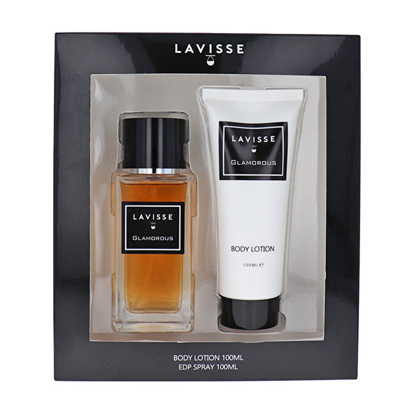 Lavisse Gift Set - Glamorous Eau De Parfum And Body Lotion 100ml