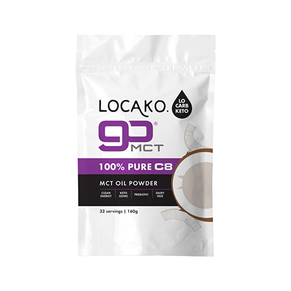 Locako Go MCT Oil Powder (100% Pure C8) 160g
