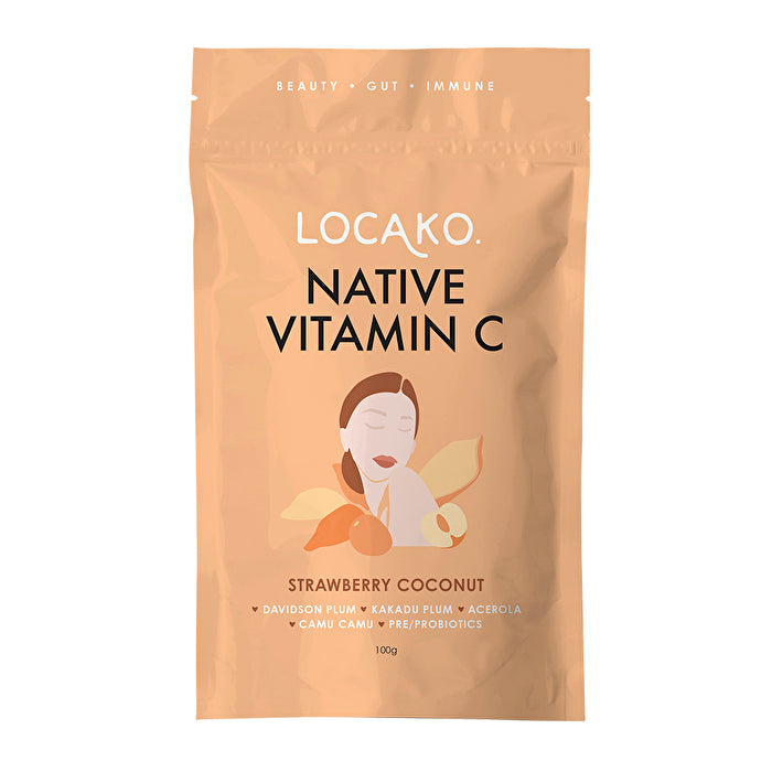 Locako Native Vitamin C Strawberry Coconut 100g