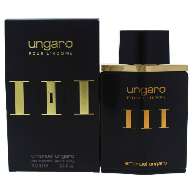 Emanuel Ungaro Ungaro III by Emanuel Ungaro for Men - 3.4 oz EDT Spray