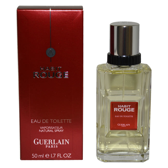 Guerlain Habit Rouge by Guerlain for Men - 1.7 oz EDT Spray