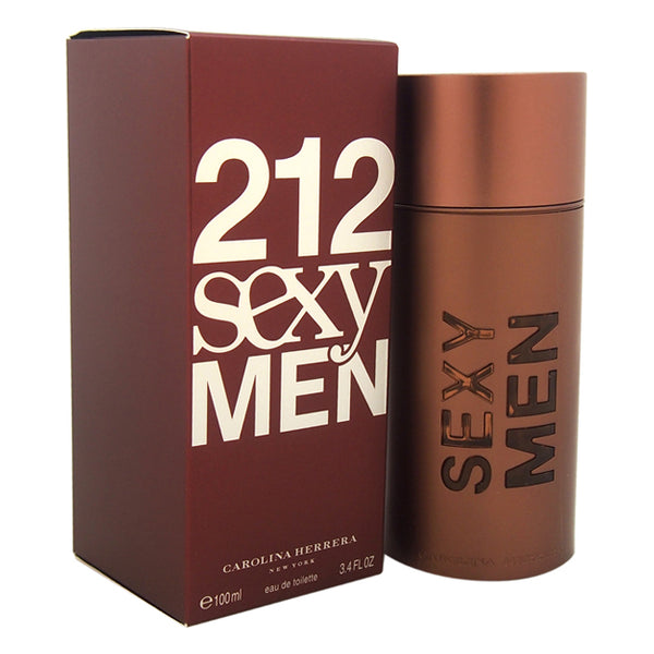 Carolina Herrera 212 Sexy Men by Carolina Herrera for Men - 3.4 oz EDT Spray