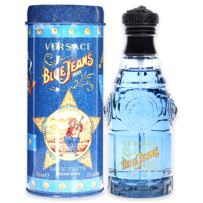 Versace Blue Jeans by Versace for Men - 2.5 oz EDT Spray