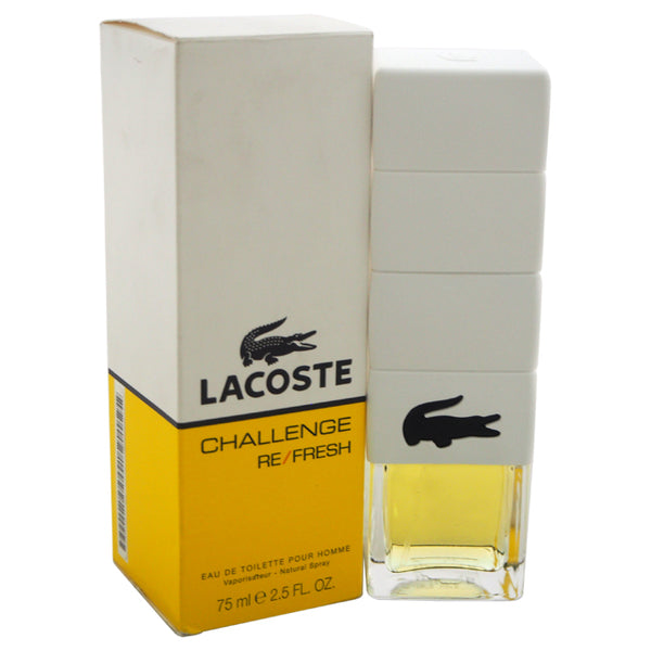 Lacoste Challenge Refresh by Lacoste for Men - 2.5 oz EDT Spray