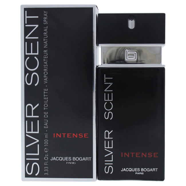 Jacques Bogart Silver Scent Intense by Jacques Bogart for Men - 3.33 oz EDT Spray