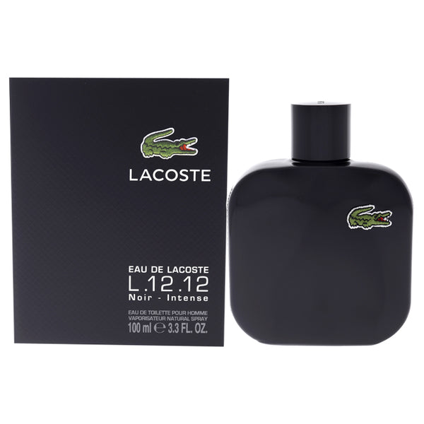 Lacoste Lacoste Eau De Lacoste L.12.12 Noir by Lacoste for Men - 3.3 oz EDT Spray