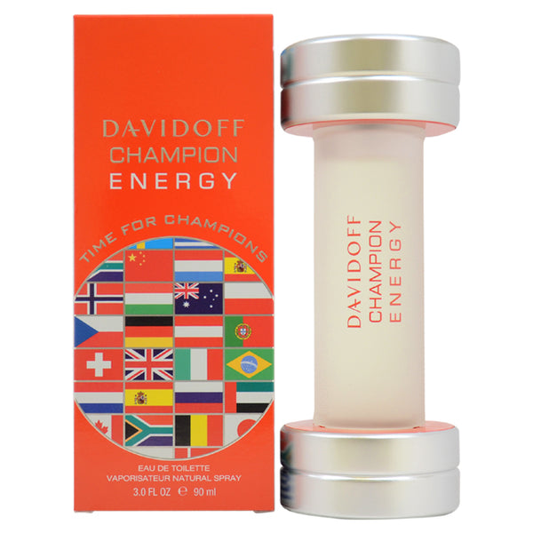 Davidoff Davidoff Champion Energy by Davidoff for Men - 3 oz EDT Spray (International Edition)