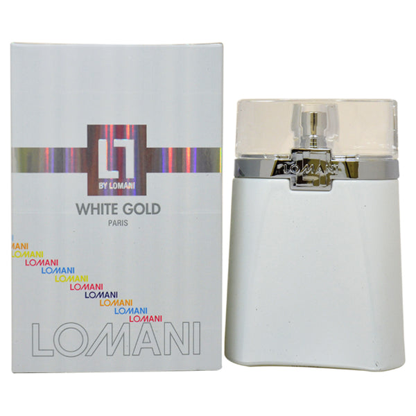 Lomani White Gold by Lomani for Men - 3.3 oz EDT Spray
