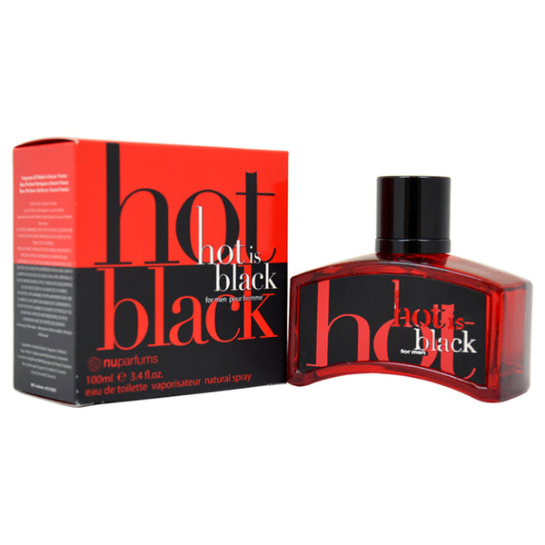 Nuparfums Hot Is Black by Nuparfums for Men - 3.4 oz EDT Spray