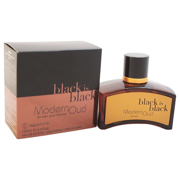 Nuparfums Black is Black Modern Oud by Nuparfums for Men - 3.4 oz EDT Spray