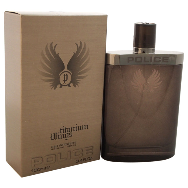 Police Titanium Wings by Police for Men - 3.4 oz EDT Spray