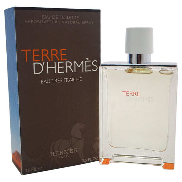 Hermes Terre DHermes Eau Tres Fraiche by Hermes for Men - 2.5 oz EDT Spray