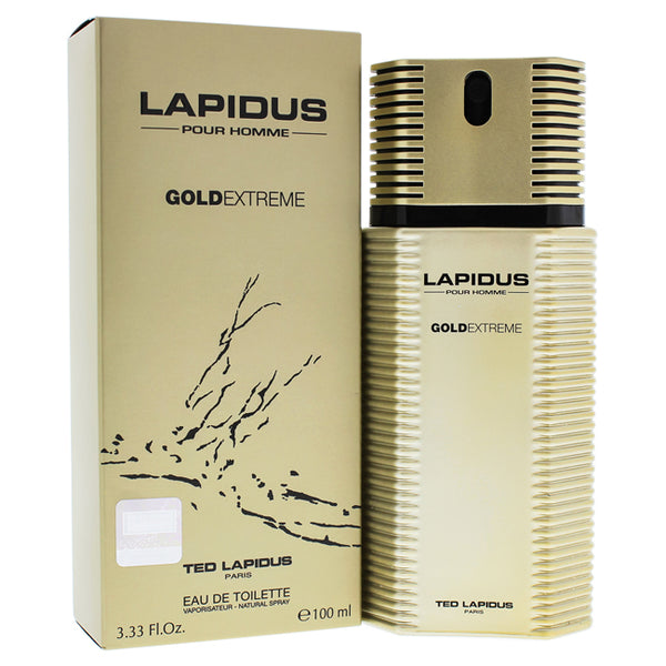 Ted Lapidus Gold Extreme by Ted Lapidus for Men - 3.4 oz EDT Spray