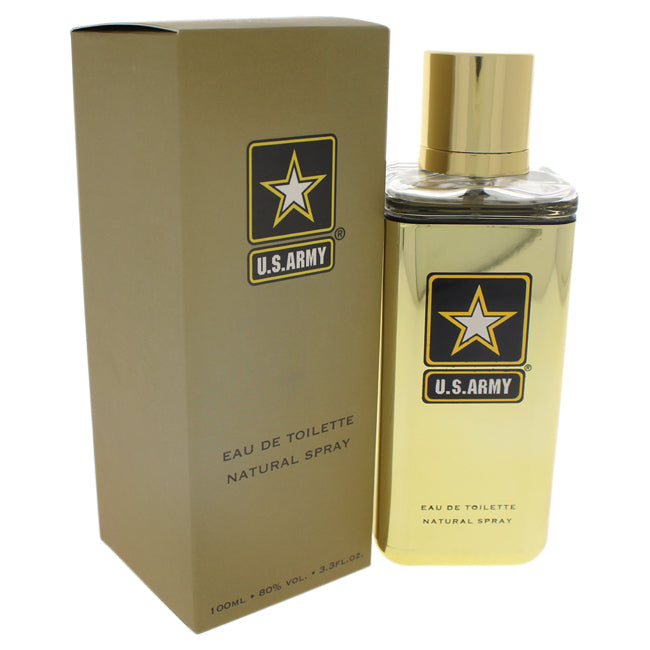New Brand US Army Gold by New Brand for Men - 3.3 oz EDT Spray