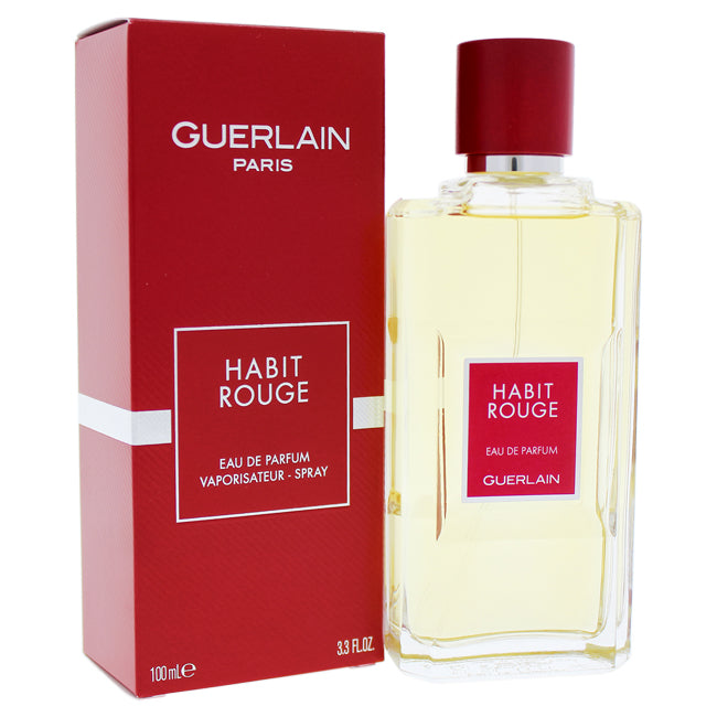 Guerlain Habit Rouge by Guerlain for Men - 3.3 oz EDP Spray