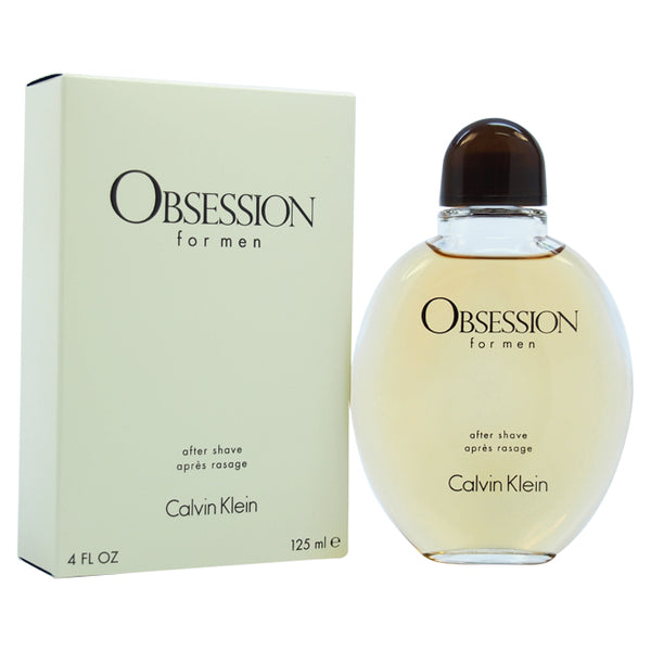 Calvin Klein Obsession by Calvin Klein for Men - 4 oz Aftershave