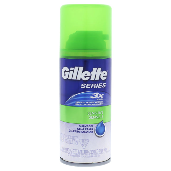 Gillette Series Sensitive Shave Gel by Gillette for Men - 2.5 oz Shave Gel