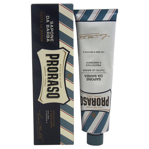 Proraso Protective And Moisturizing Shaving Cream With Aloe & Vitamin E by Proraso for Men - 5.07 oz Shaving Cream