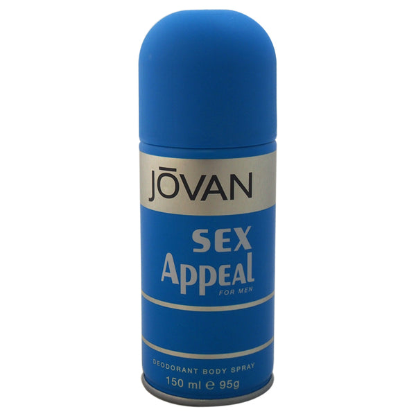 Jovan Jovan Sex Appeal by Jovan for Men - 5 oz Deodorant Body Spray