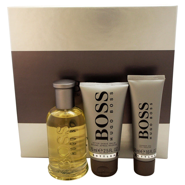 Hugo Boss Boss No. 6 by Hugo Boss for Men - 3 Pc Gift Set 3.3oz EDT Spray, 2.5oz After Shave Balm, 1.6oz Shower Gel