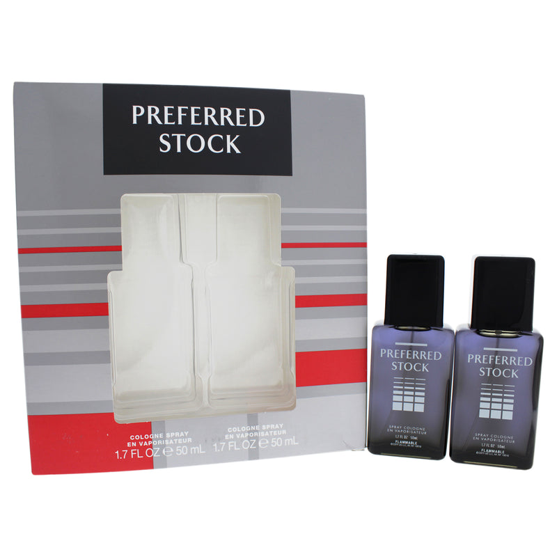 Coty Preferred Stock by Coty for Men - 2 Pc Gift Set 2 x 1.7oz Cologne Spray