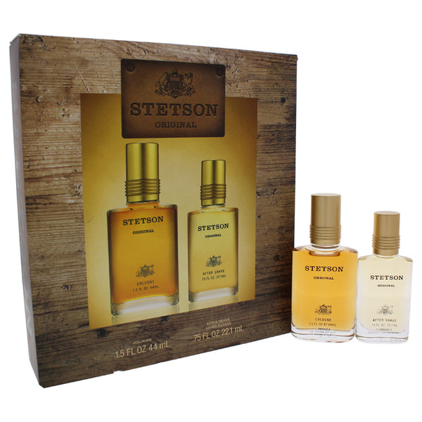 Coty Stetson Original by Coty for Men - 2 Pc Gift Set 1.5oz Cologne Spray, 0.75oz After Shave