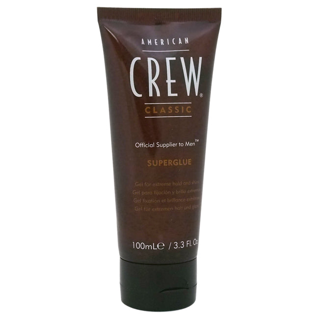 American Crew Classic Superglue Hair Gel by American Crew for Men - 3.3 oz Gel