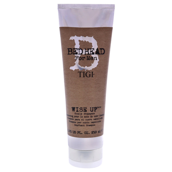 TIGI Bed Head for Men Wise Up Scalp Shampoo by TIGI for Men - 8.45 oz Shampoo